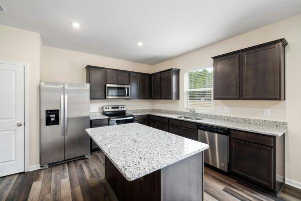 Colonial white granite countertops