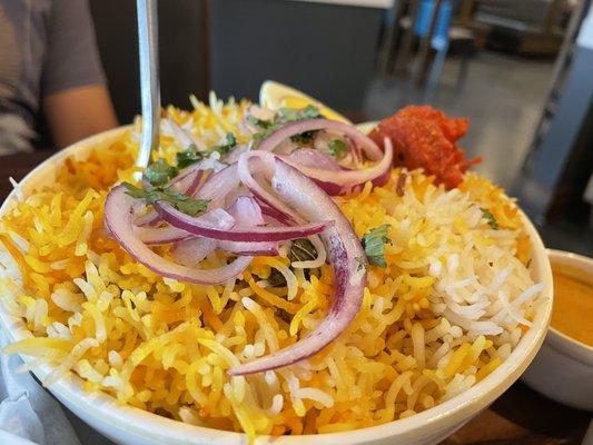 Chicken biryani