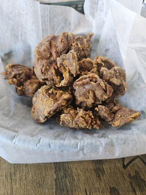 Fried chicken livers