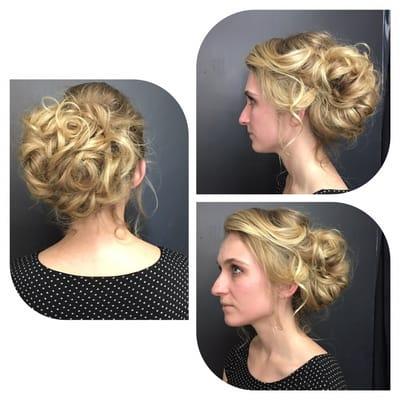 Trial run for this beautiful bride to be! wedding hair