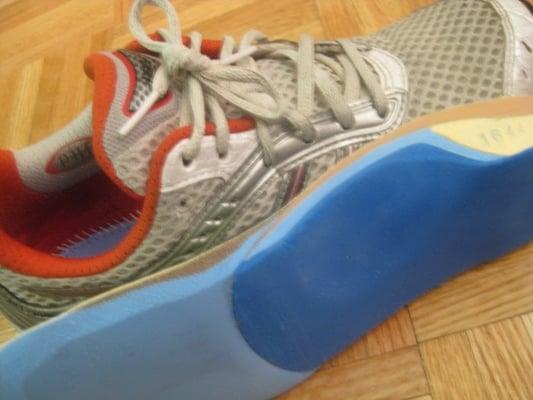 custom molded orthotics!