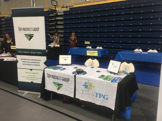 Top Prospect Group and ThinkTPG at Pace University's Career Fair