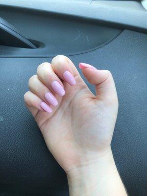 Pink gel extension