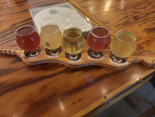 5 flight sampler