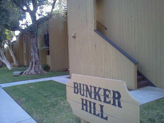 Driveway entrance on Canyon Crest.