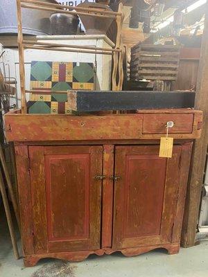 Our shop is packed with good quality antique primitive furniture.