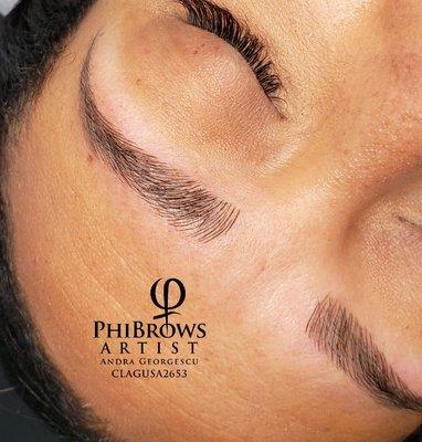 Eyebrow microblading