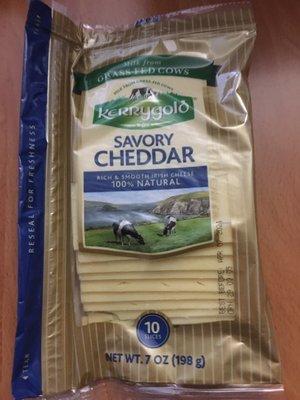 Kerrygold Savory Cheddar Cheese Slices