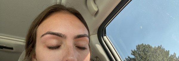 Eyebrow threading