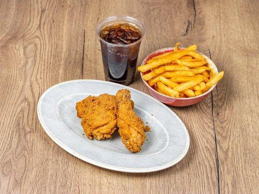 Fried Chicken - Option of adding a hot Nashville dry rub on it