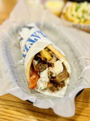 Beef/Lamb Gyro Pita Combo