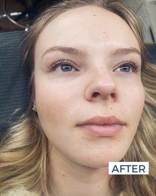 After lash lift + tint