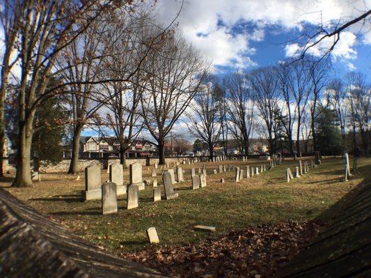 Cemetery at the Cloister.