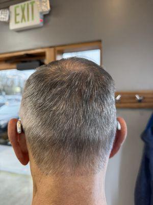 The back of a head