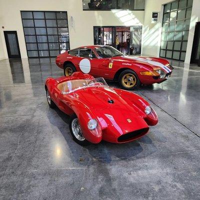 Ferraro 365gtb4c and 260 testarossa