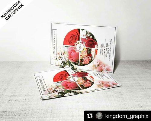 This is one of the products we offer with our graphic design company. We do postcards,Flyers, Tri folds posters & more.  #kingdomgraphixx