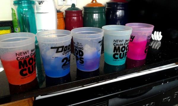 Art Flo also does promotional products. Such as these awesome color changing cups that can be customized with your own logo.