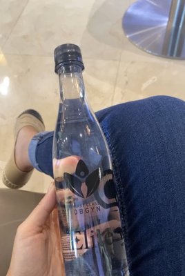 Bottle water with their logos