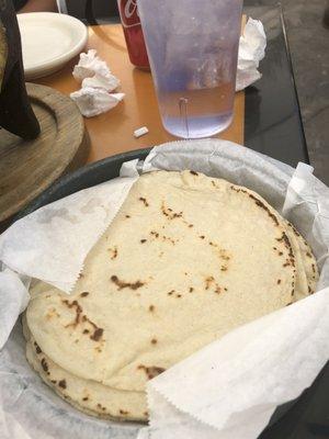 Fresh corn tortillas