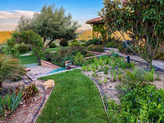 Garden outside of the master suite from the soon-to-be available estate house for vacation rentals and member's area.