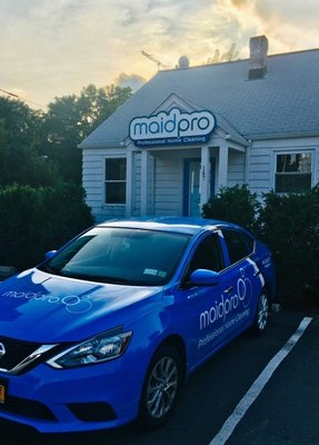 Stop by our New City Office Weekdays, between 9AM-5PM and look for our MaidPro car across Rockland County.