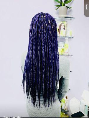 Small box braids