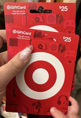 Both my sister and sister-in-law asked for a Target Giftcard for Christmas!