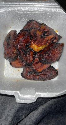 Fried Plantain THAT ARE BURNT NOT CANDIED