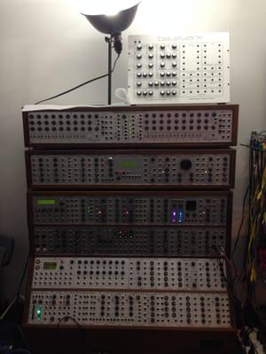 One of their massive modular synths. Gorgeous!