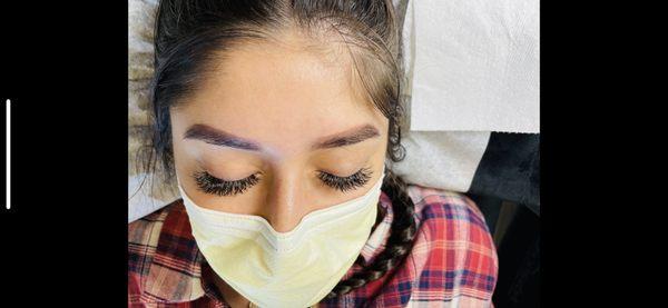 Hybrid eyelashes