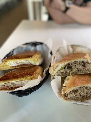 The Elena Ruth Sandwich and Pan Con Lechon Sandwich