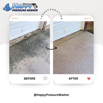 Driveway Pressure Washing Arlington Texas.