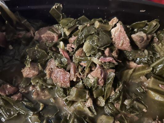 Collard greens were awesome