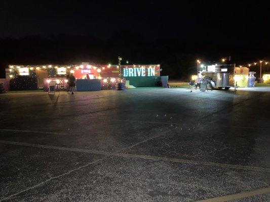 Concession stand and food truck