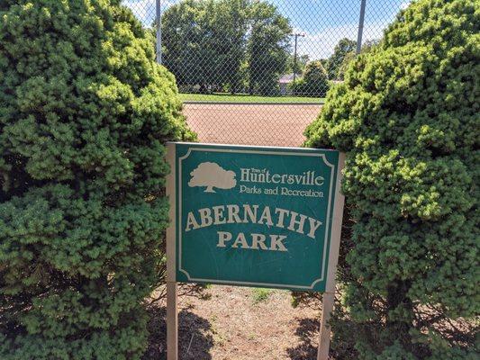 Abernathy Park, Huntersville