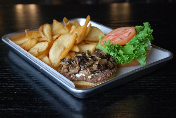 Truffle Mushroom + Goat Cheese Burger