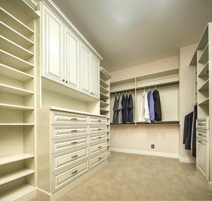 Almond Walk In Closet