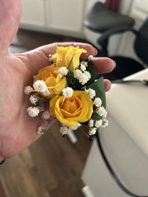 Beautiful boutonniere