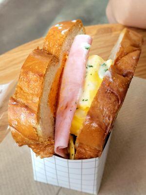 Ham egg sandwich