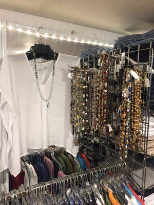 Gaya shirts and artisan jewelry