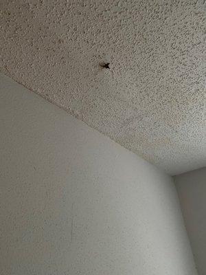 Hole in ceiling that has been here since September.