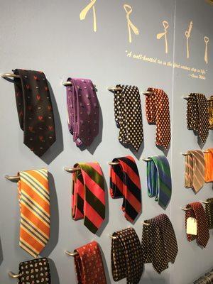 LAC ties on display.