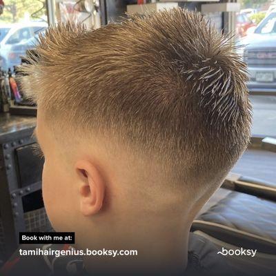 Kids bald fade by Tami