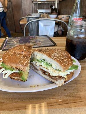 Cemitas with chicken