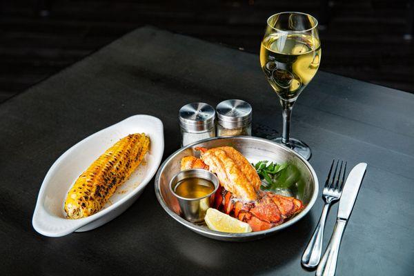 Lobster Tail & Corn on The Cob