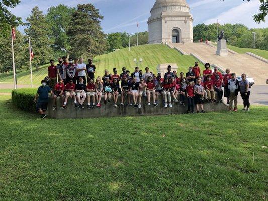 Heritage fifth-graders and middle school students get outdoors to learn!