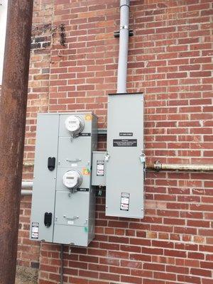 New Commercial Service install in Sumner