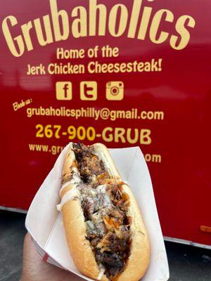 Jerk Chicken Cheesesteak