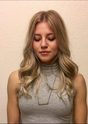 Balayage and long layered haircut done by Chris Angeloro