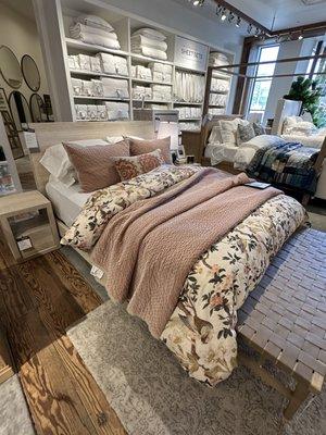 Spring 2024 bedding at Pottery Barn